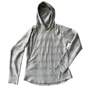 Nike Dri-Fit | Hooded Long Sleeve Running Top | Grey Print | Size Medium